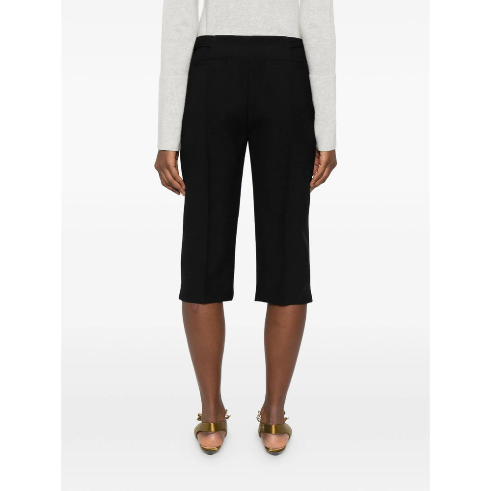 Chloé Black Trousers - Cropped Trousers Women CHLOE