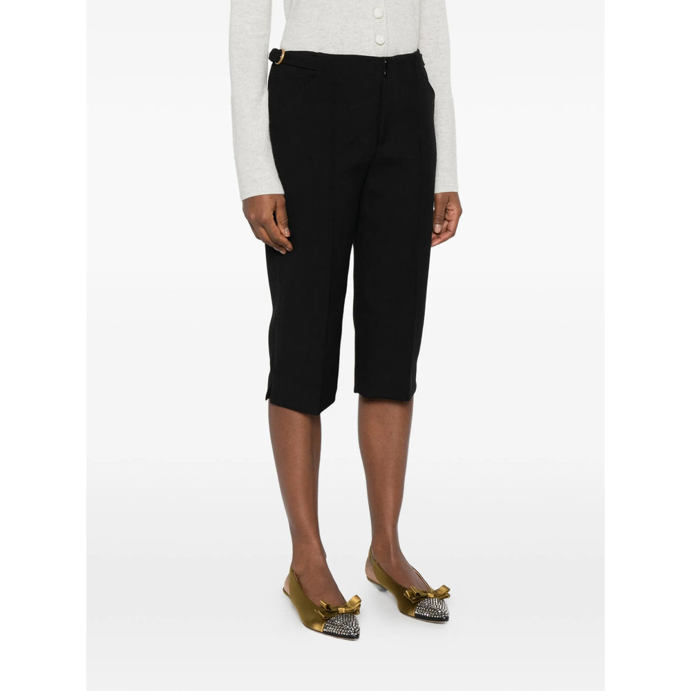 Chloé Black Trousers - Cropped Trousers Women CHLOE