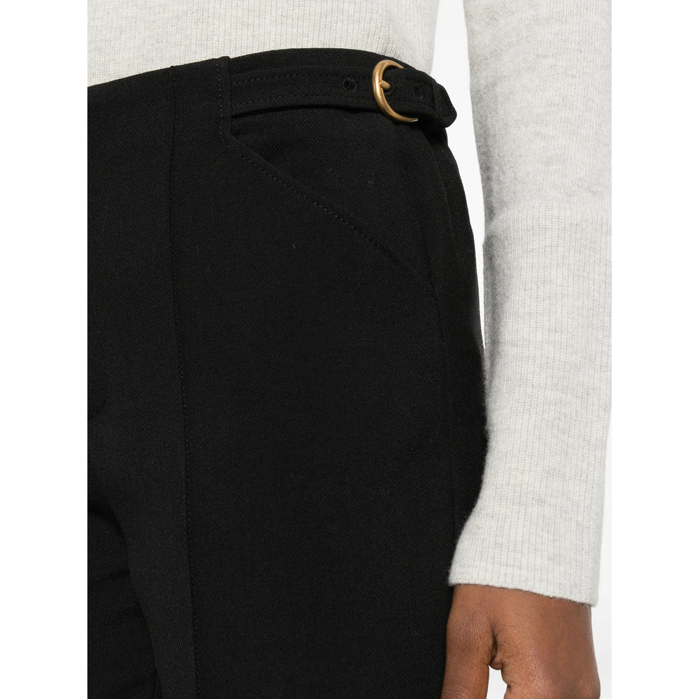 Chloé Black Trousers - Cropped Trousers Women CHLOE