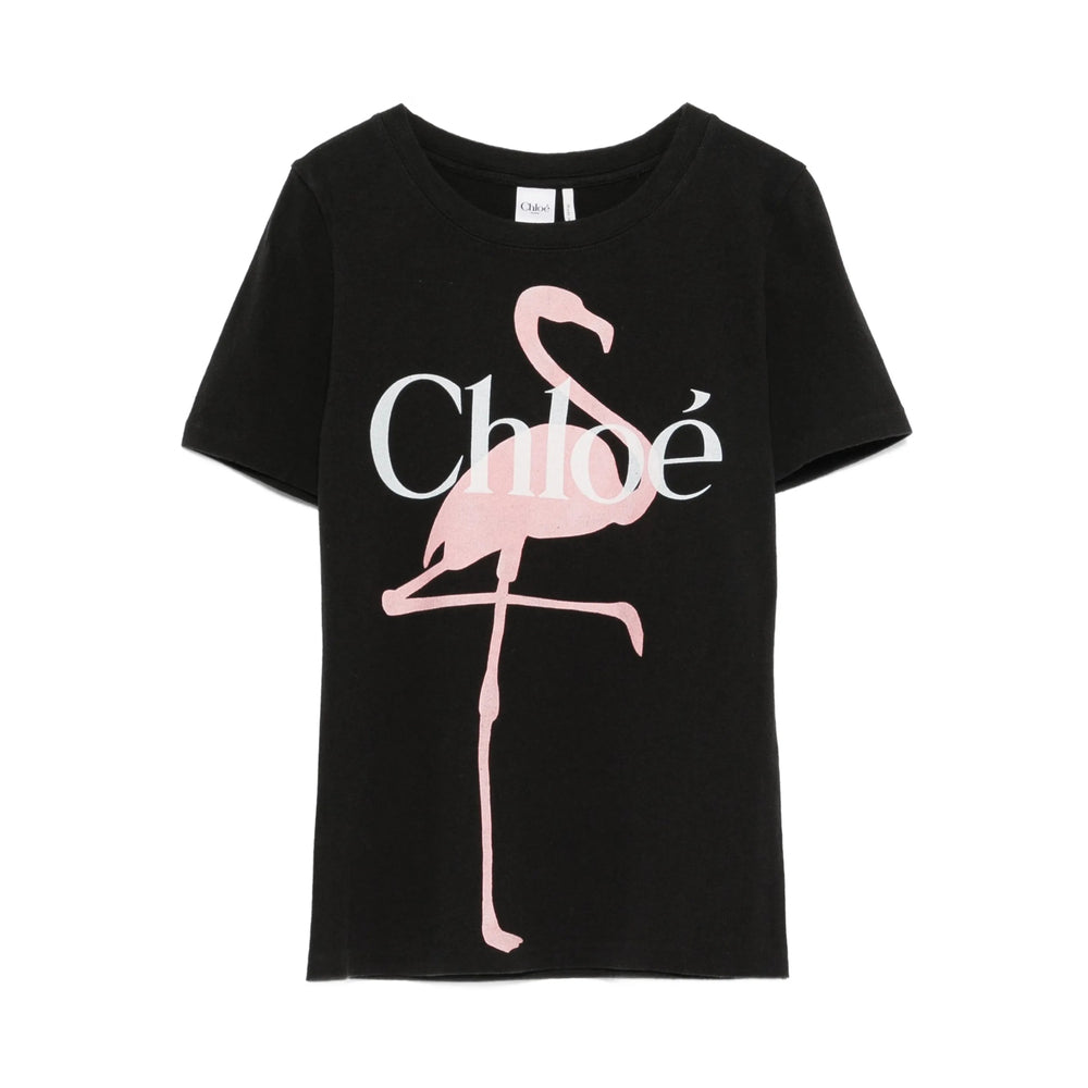 Chloé Black Tops - T-Shirts & Jerseys Women CHLOE