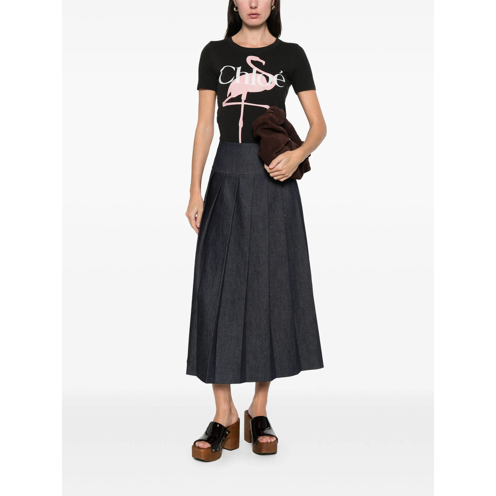 Chloé Black Tops - T-Shirts & Jerseys Women CHLOE