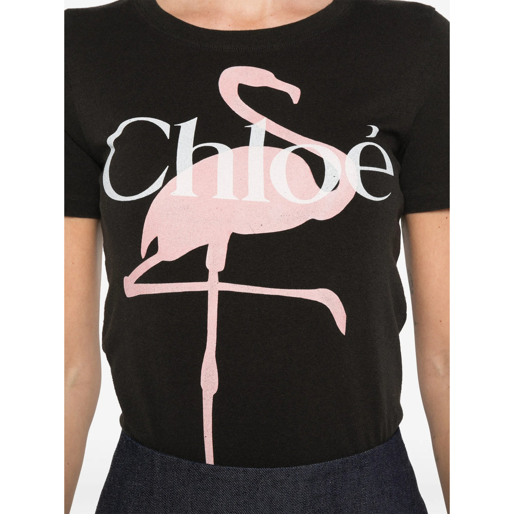 Chloé Black Tops - T-Shirts & Jerseys Women CHLOE