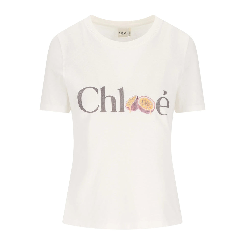 Chloé Neutrals Tops - T-Shirts & Jerseys Women CHLOE