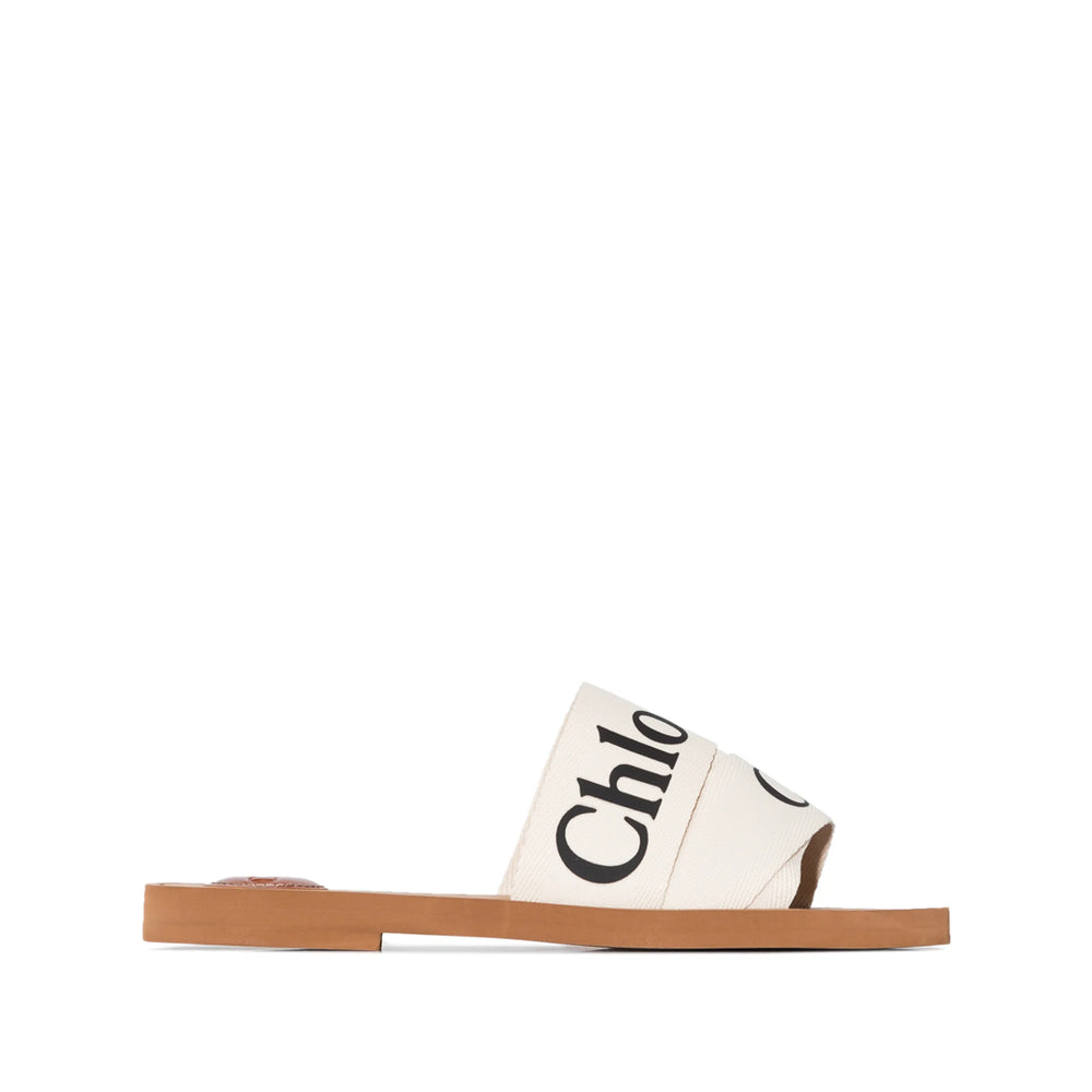 Chloé Neutrals Flip-Flops & Slides Women