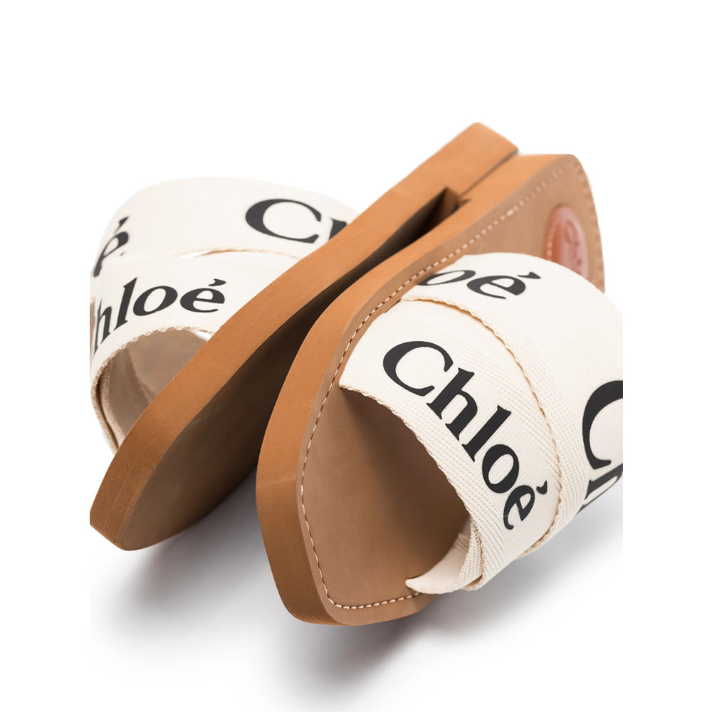 Chloé Neutrals Flip-Flops & Slides Women