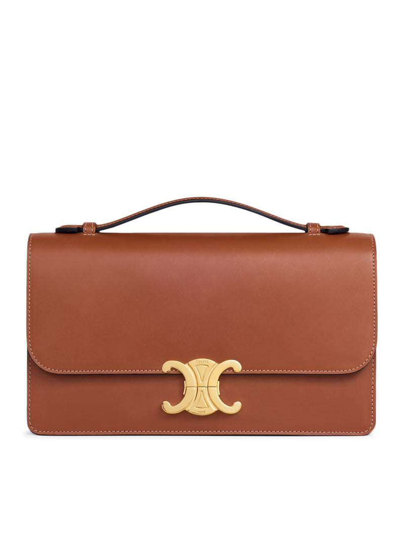 Celine Women Medium Triomphe Folio Bag In Calfskin CELINE