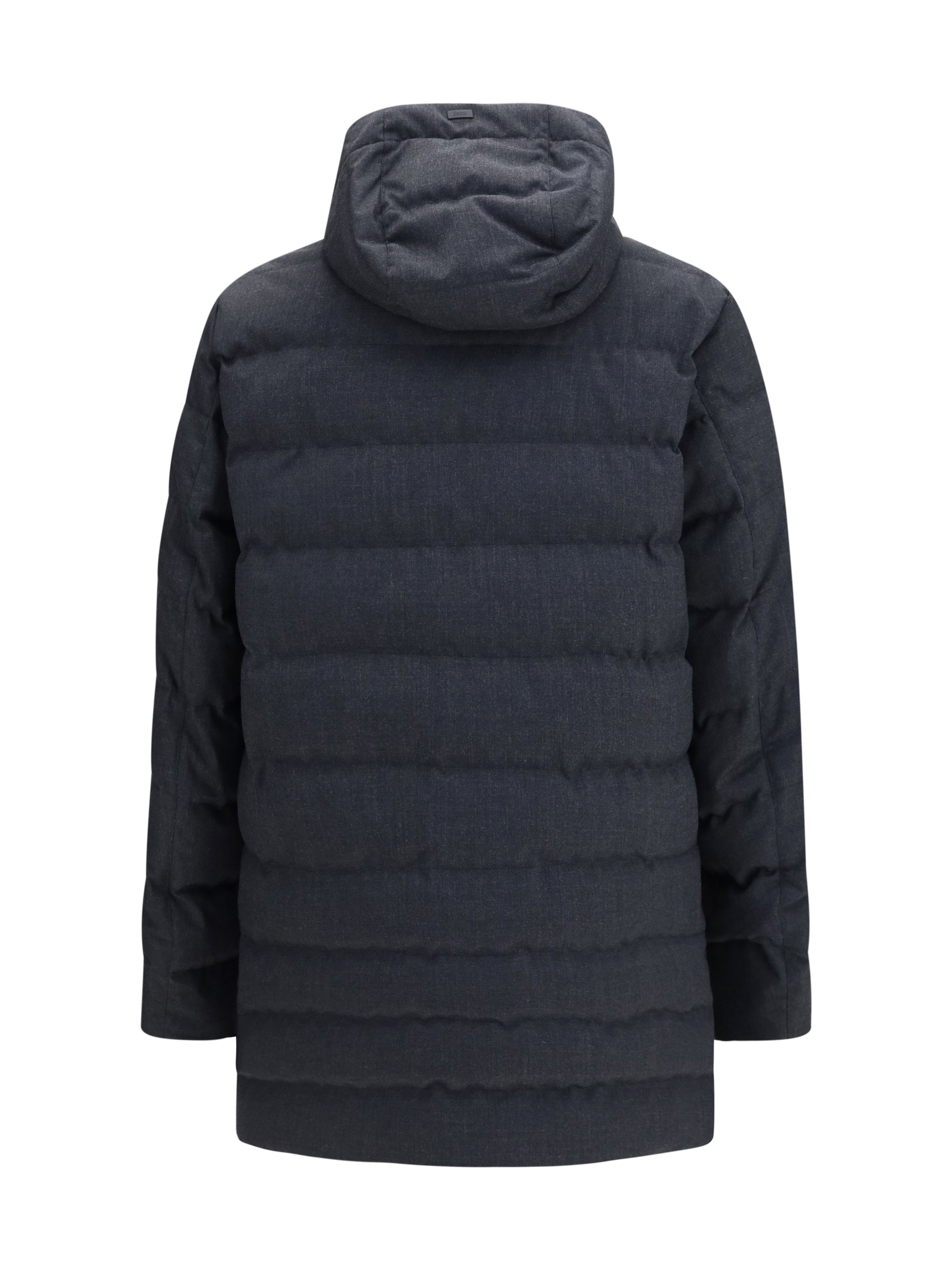 Herno Men Long Padded Hooded Jacket HERNO