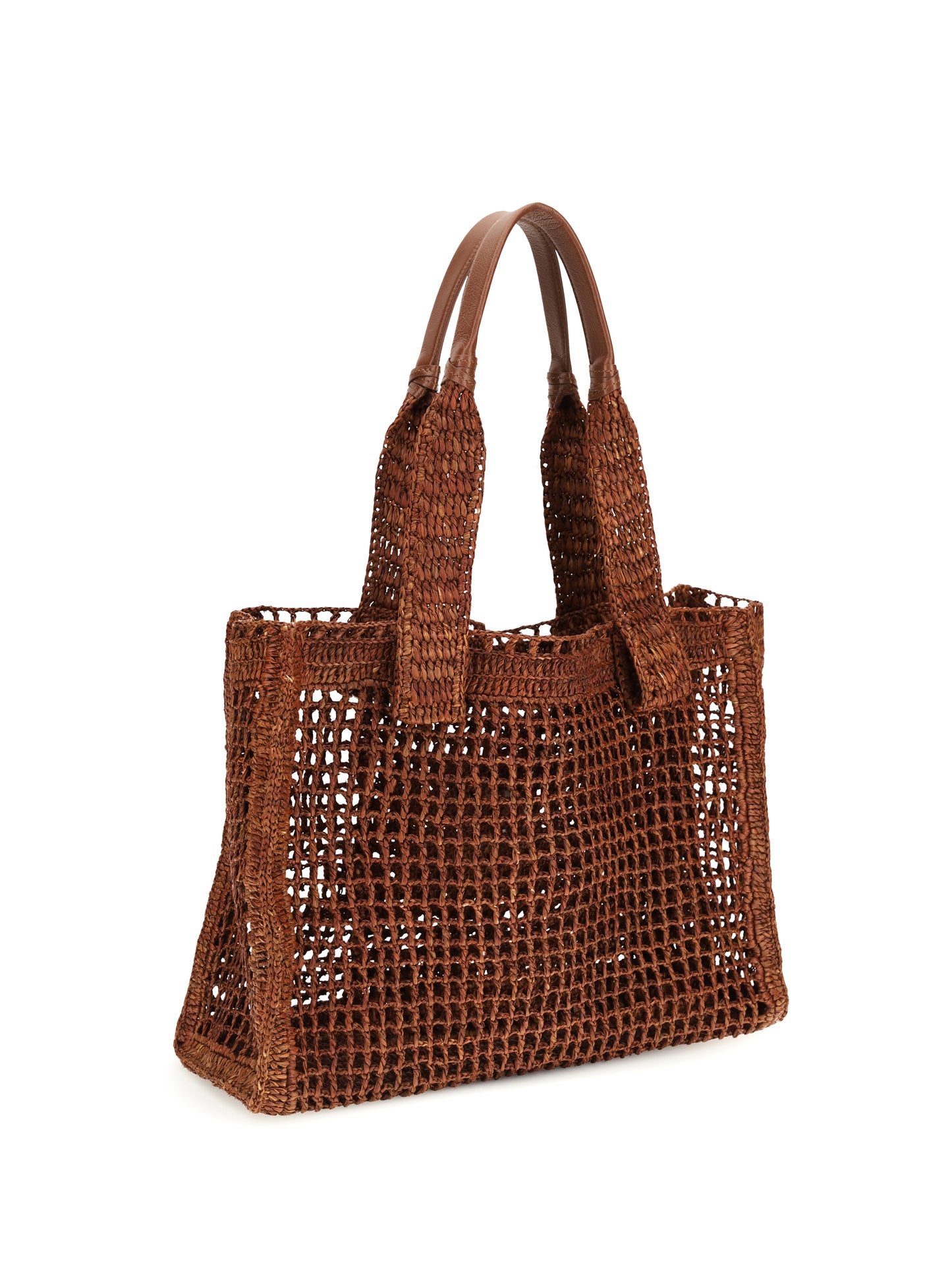 Chloé Women East-West Summer Banana Raffia Tote Bag CHLOE