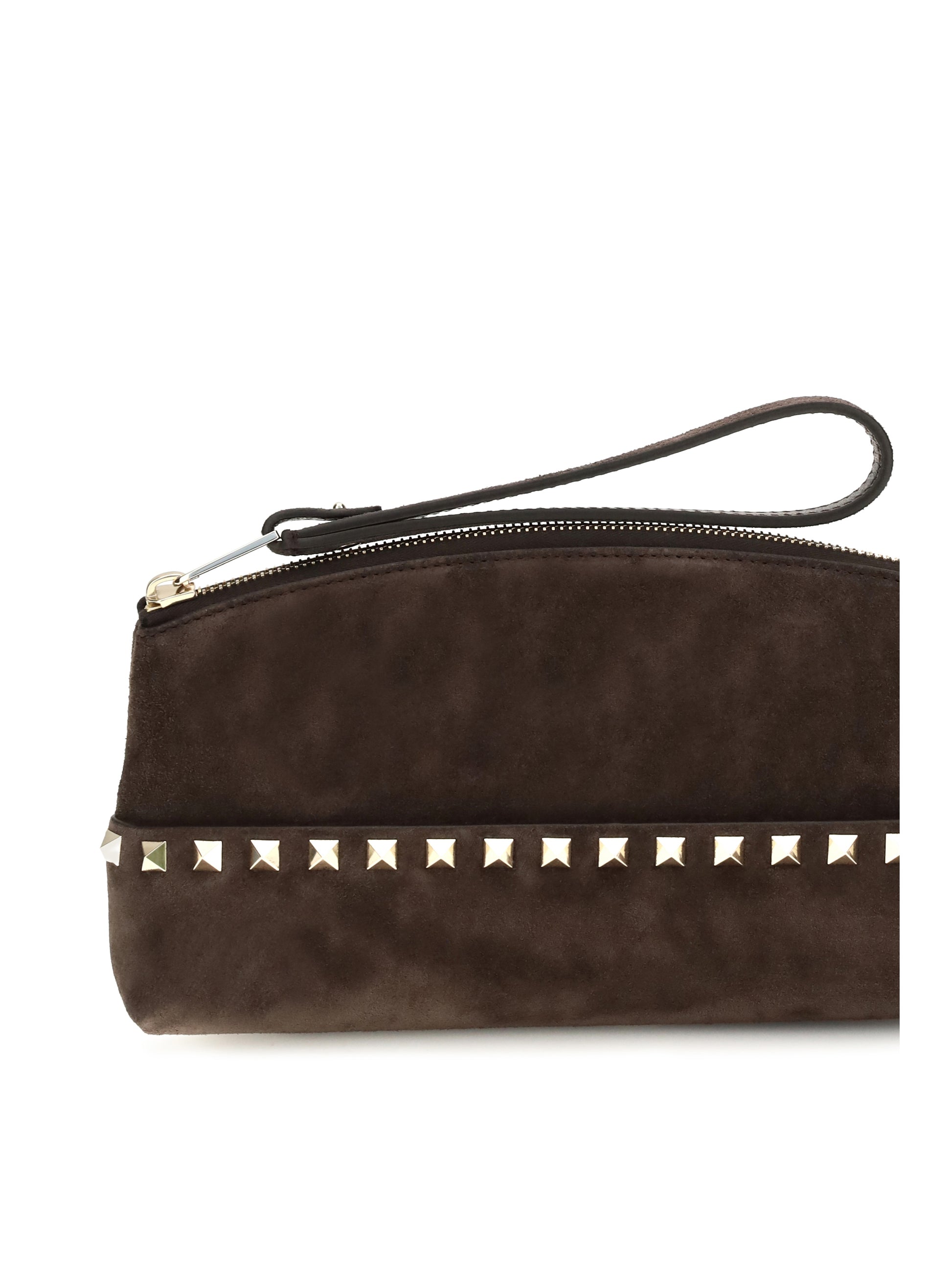 Valentino Garavani Women Rockstud Suede Pouch VALENTINO GARAVANI