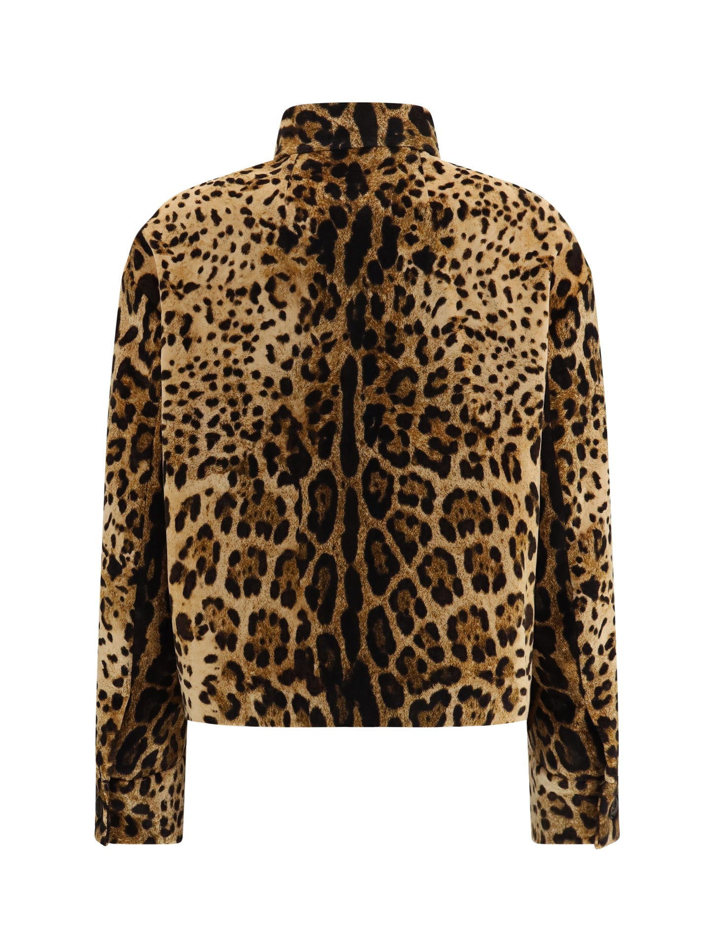 Max Mara Studio Women Printed Smooth Velvet Boxy Jacket MAX MARA STUDIO