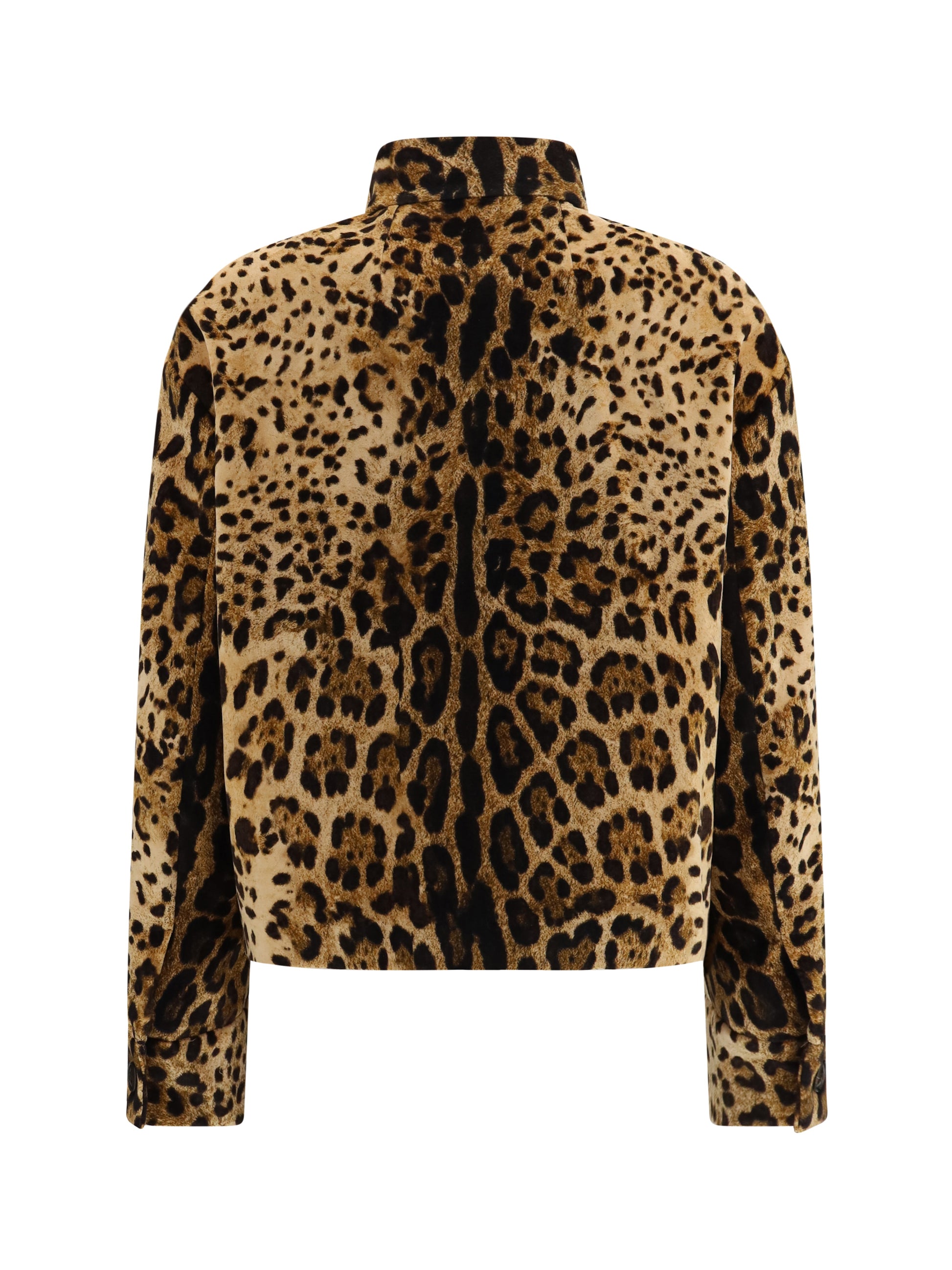 Max Mara Studio Women Printed Smooth Velvet Boxy Jacket MAX MARA STUDIO