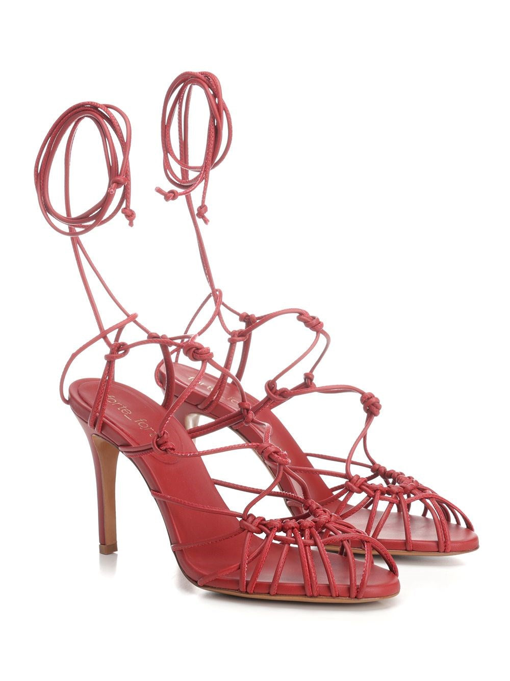 Forte_Forte Women White Leather Sandals FORTE FORTE
