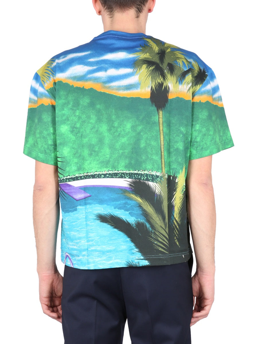 Etro Men California Print T-Shirt ETRO