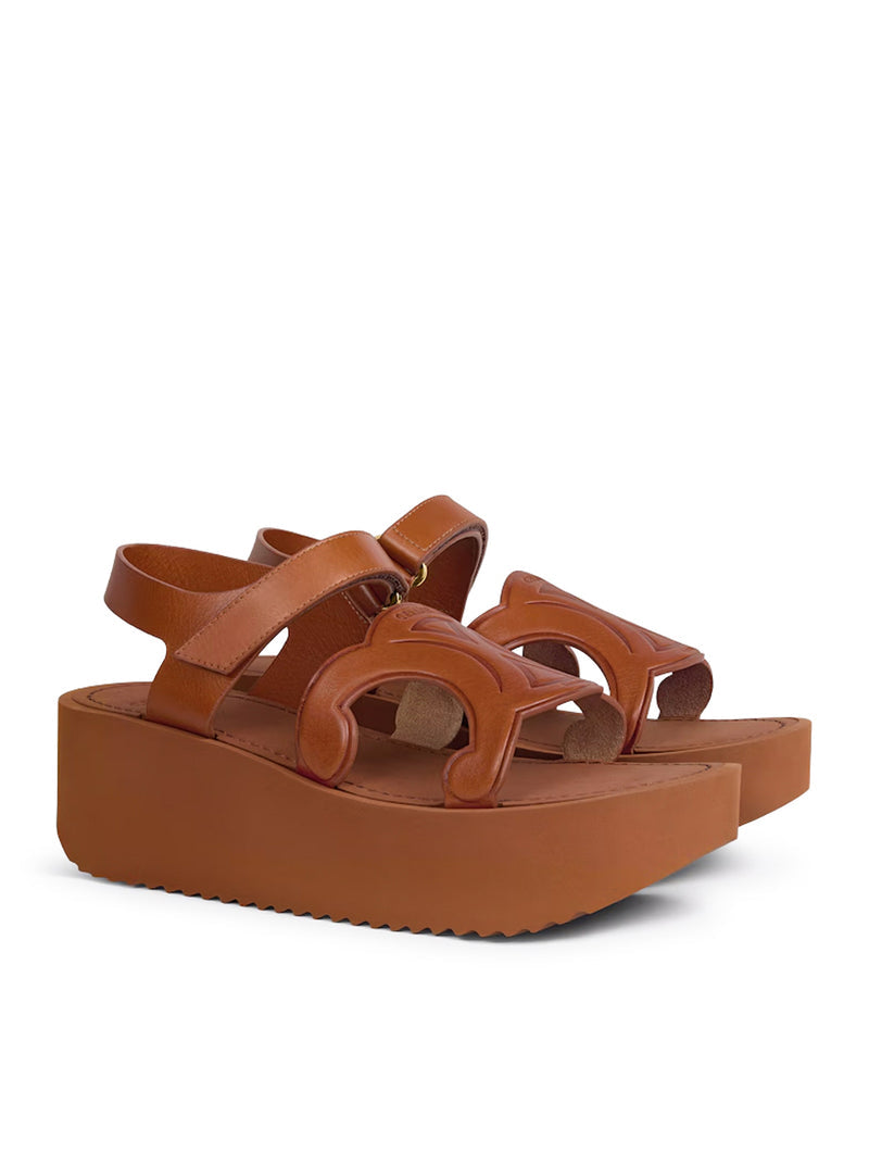 Celine Women Sunny Calfskin Sandal CELINE