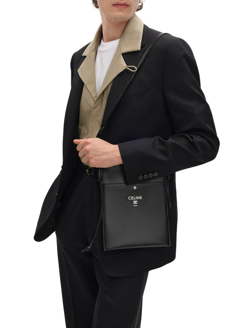 Celine Men Sharp Pouch Take Away In Smooth Lambskin CELINE