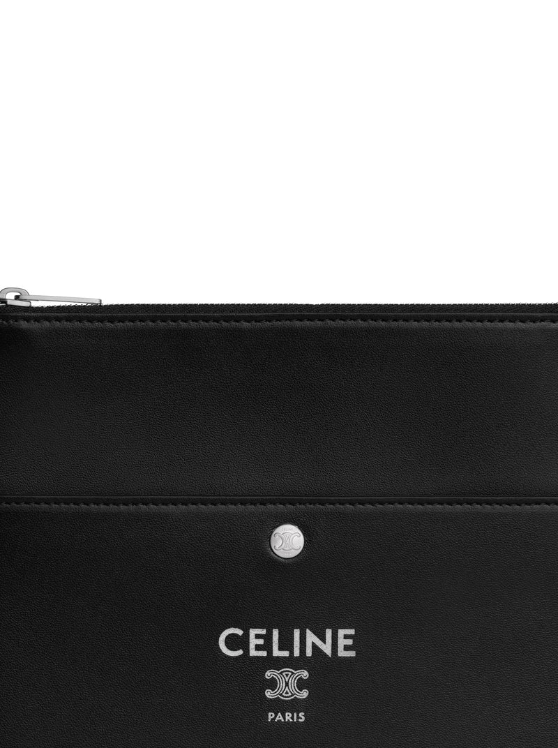 Celine Men Sharp Pouch Take Away In Smooth Lambskin CELINE