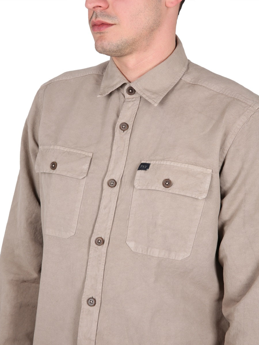 Fay Men Shirt With Pockets FAY