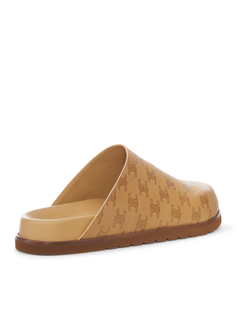 Celine Men Leather Clogs With Monogram Pattern CELINE