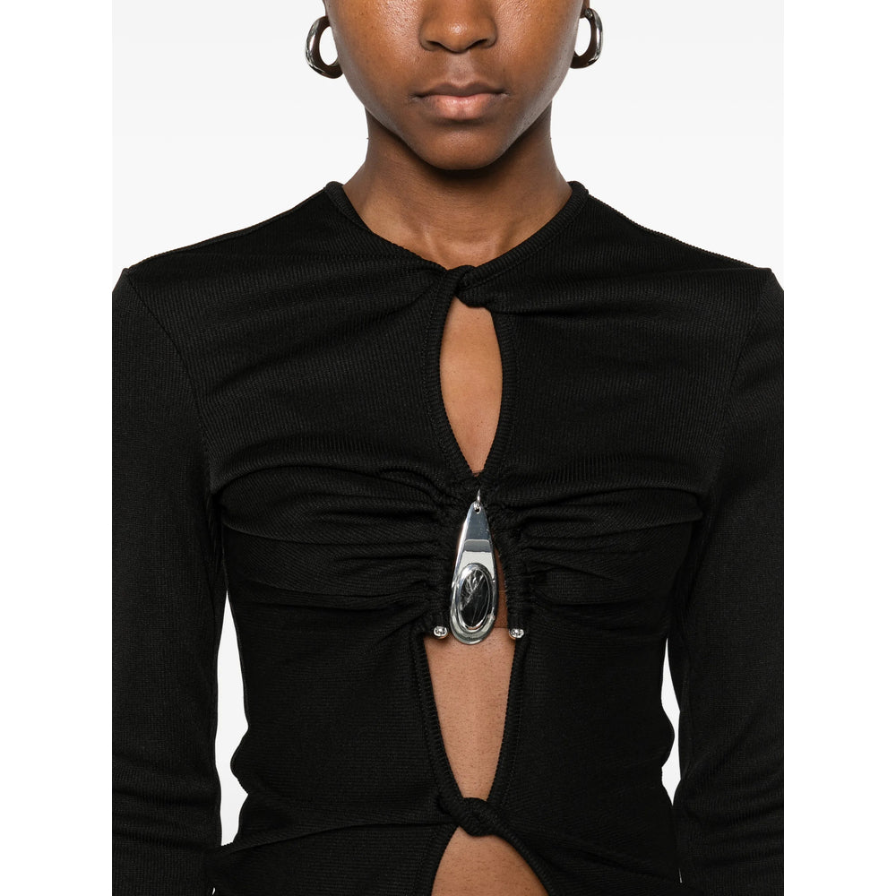 Christopher Esber Black Tops - T-Shirts & Jerseys Women CHRISTOPHER ESBER