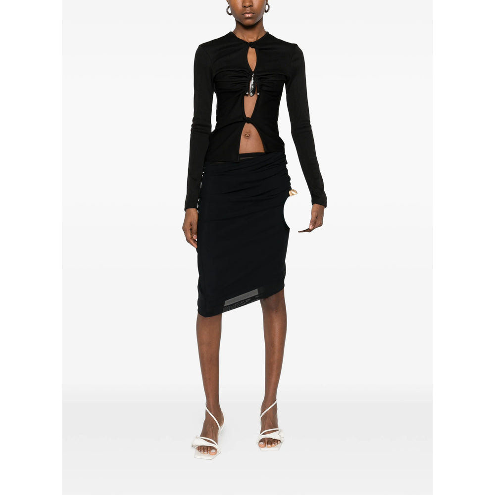 Christopher Esber Black Tops - T-Shirts & Jerseys Women CHRISTOPHER ESBER
