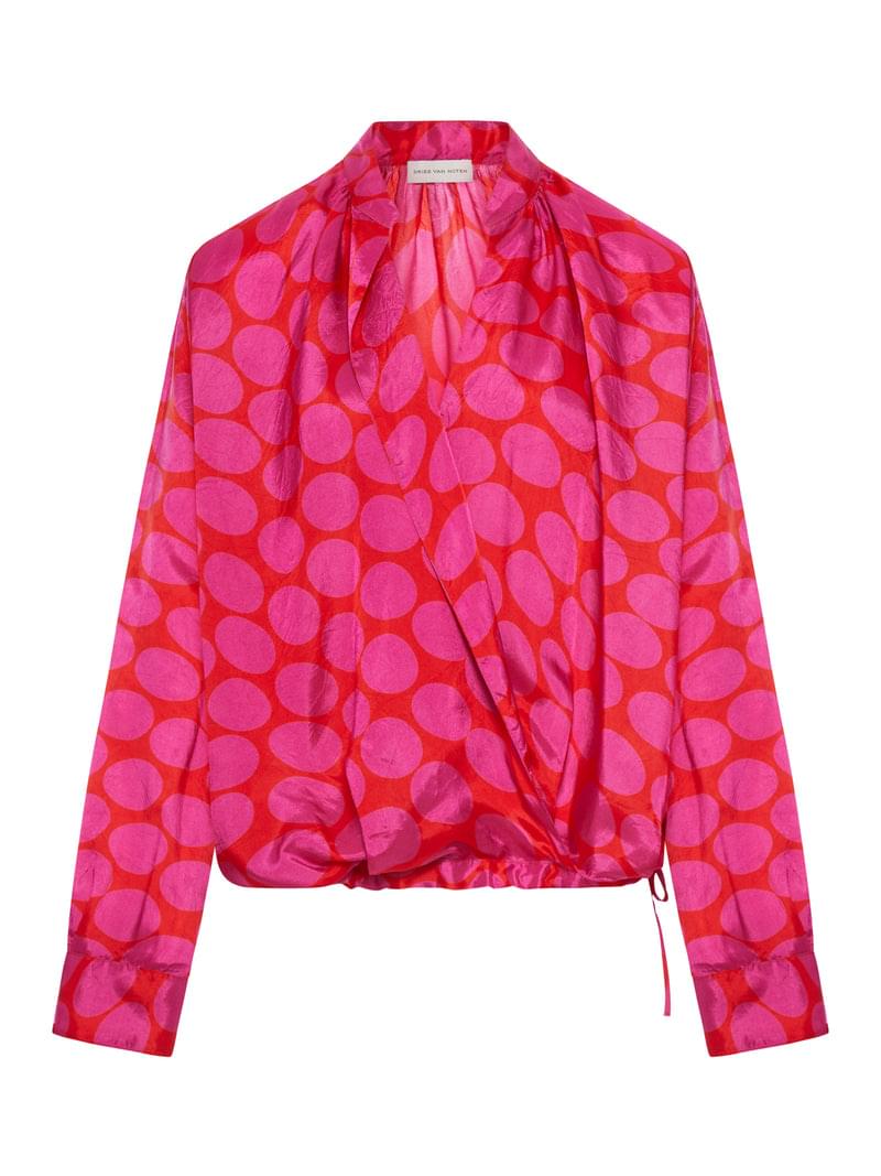 Dries Van Noten Women Dries Van Noten Women Maxi Polka Dot Print Blouse DRIES VAN NOTEN