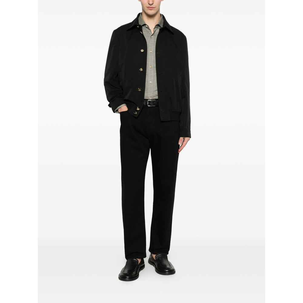 Brunello Cucinelli Black Jackets - Bomber Jackets Men BRUNELLO CUCINELLI