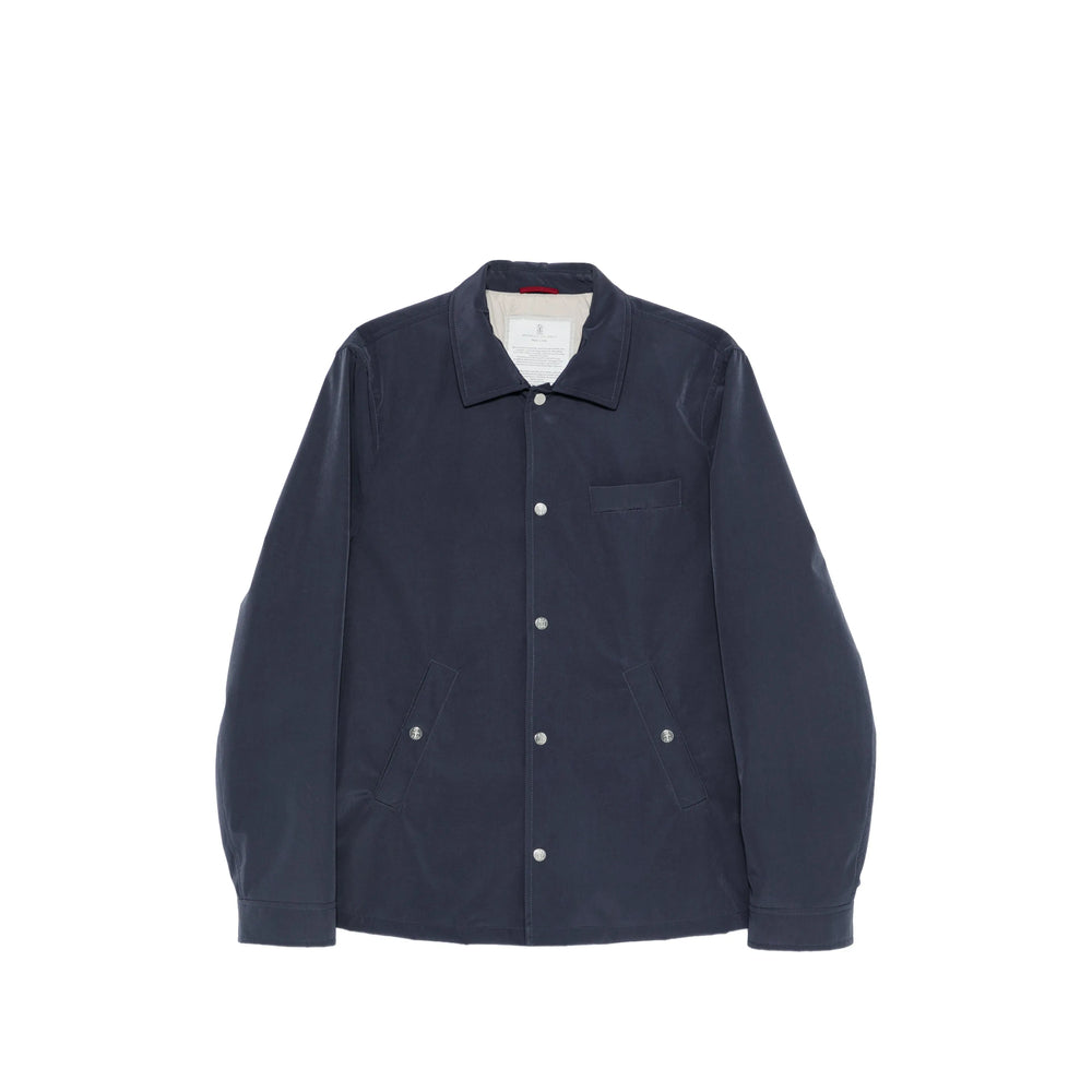 Brunello Cucinelli Blue Jackets - Padded & Down Jackets Men BRUNELLO CUCINELLI