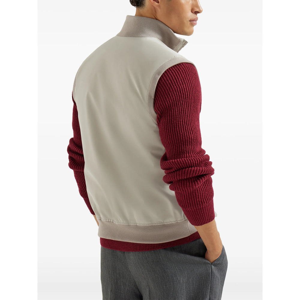 Brunello Cucinelli Neutrals Jackets - Waistcoats & Gilets Men BRUNELLO CUCINELLI