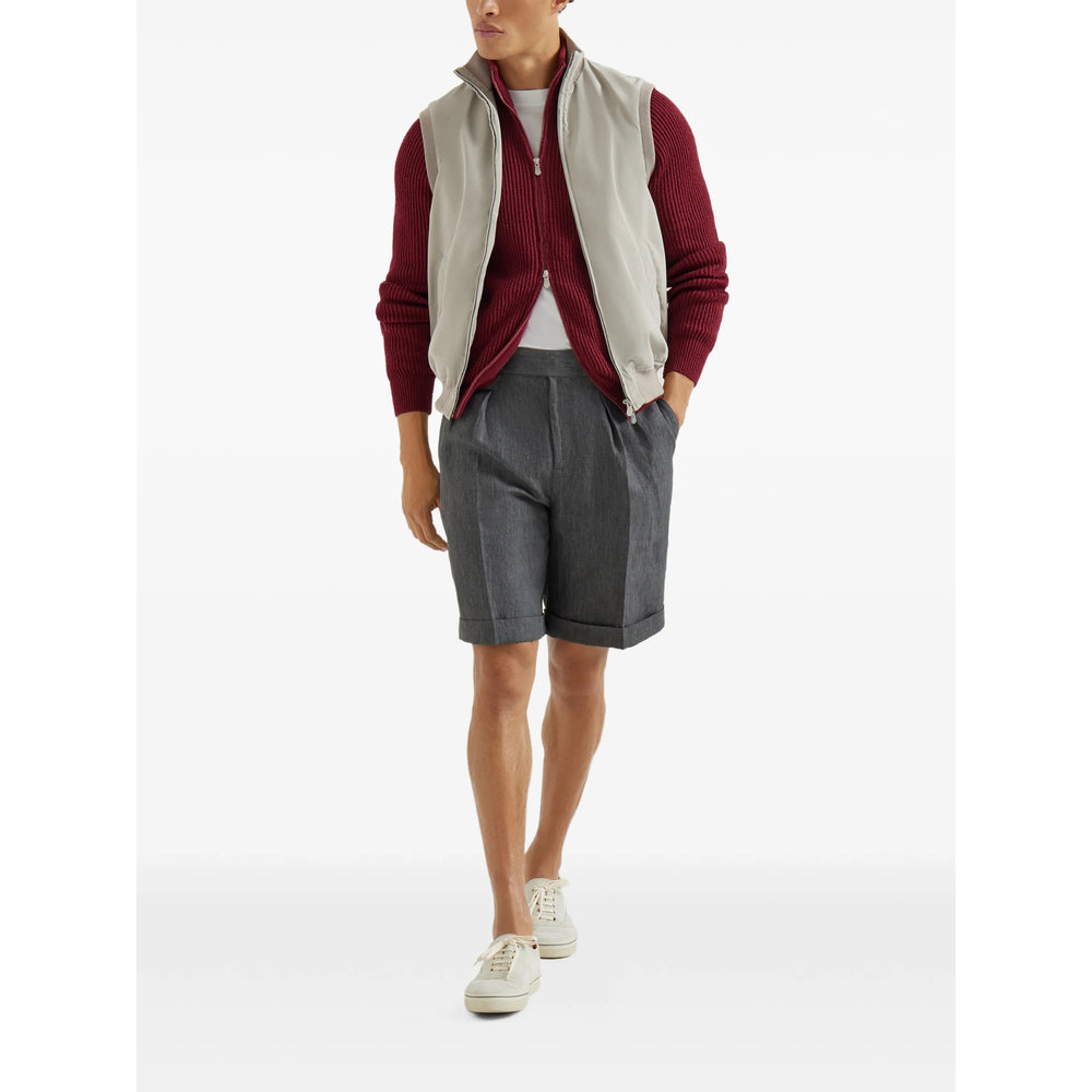 Brunello Cucinelli Neutrals Jackets - Waistcoats & Gilets Men BRUNELLO CUCINELLI