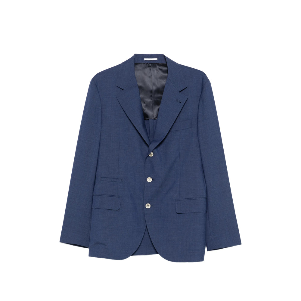 Brunello Cucinelli Blue Jackets - Suit & Dinner Jackets Men BRUNELLO CUCINELLI