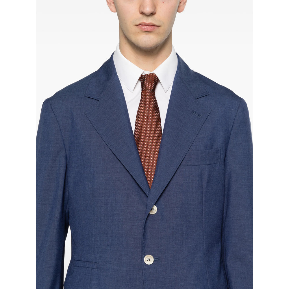 Brunello Cucinelli Blue Jackets - Suit & Dinner Jackets Men BRUNELLO CUCINELLI