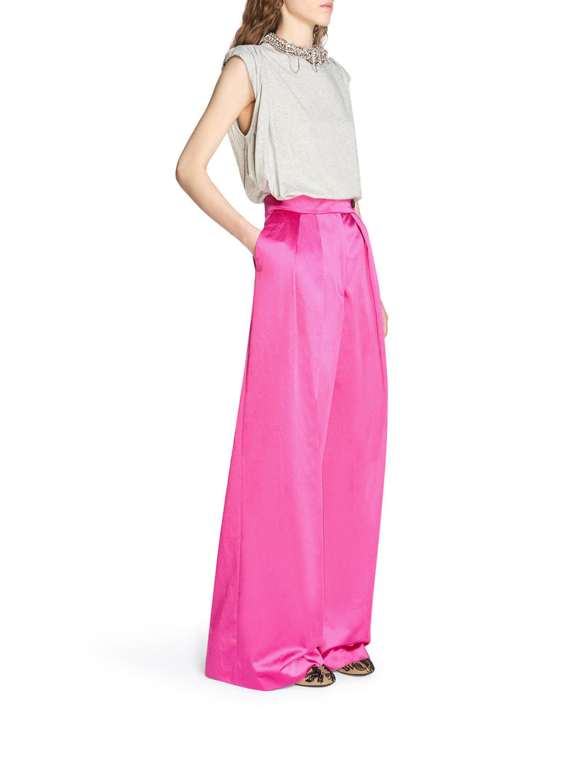 Dries Van Noten Women Wide Trousers With Pleated Pants DRIES VAN NOTEN
