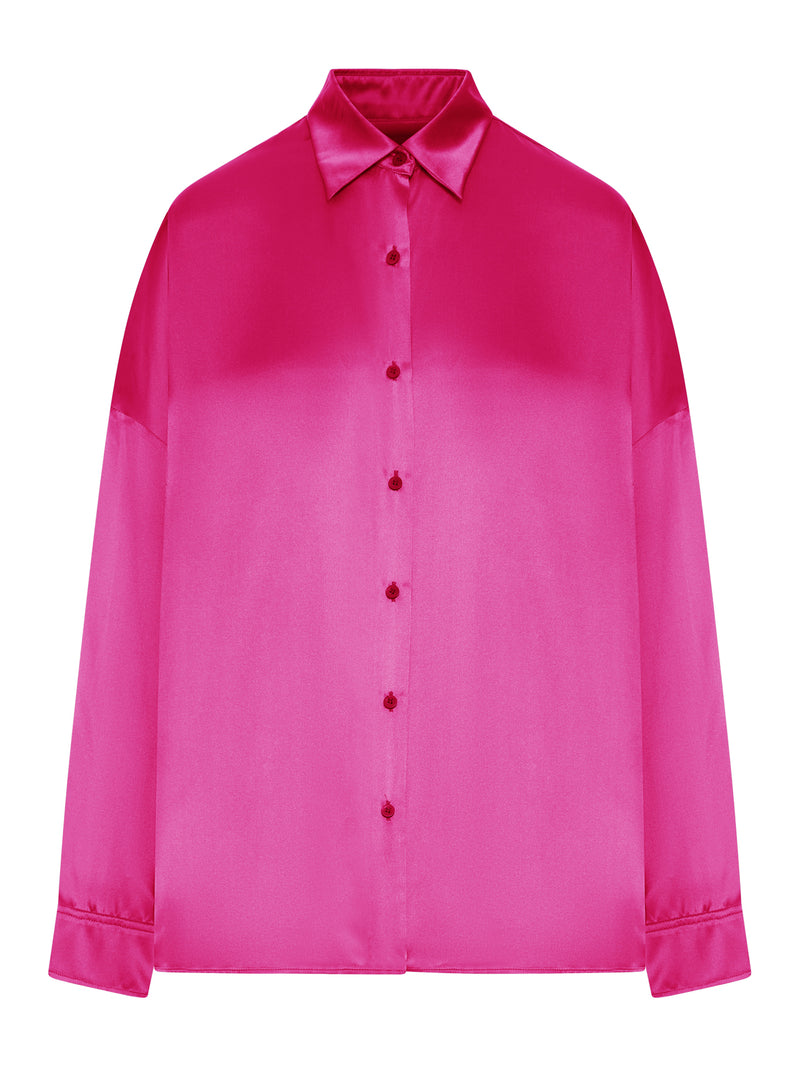 Dries Van Noten Women Satin-Effect Silk Shirt DRIES VAN NOTEN
