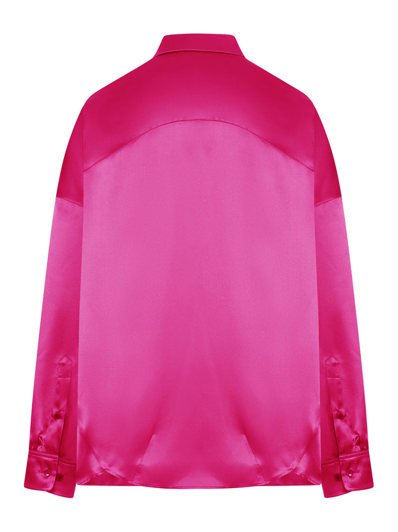 Dries Van Noten Women Satin-Effect Silk Shirt DRIES VAN NOTEN