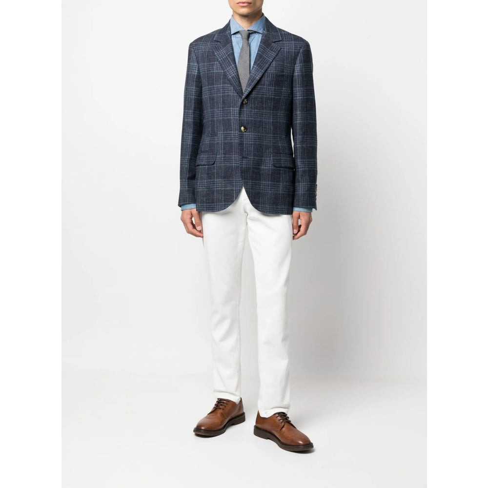 Brunello Cucinelli Blue Shirts Men