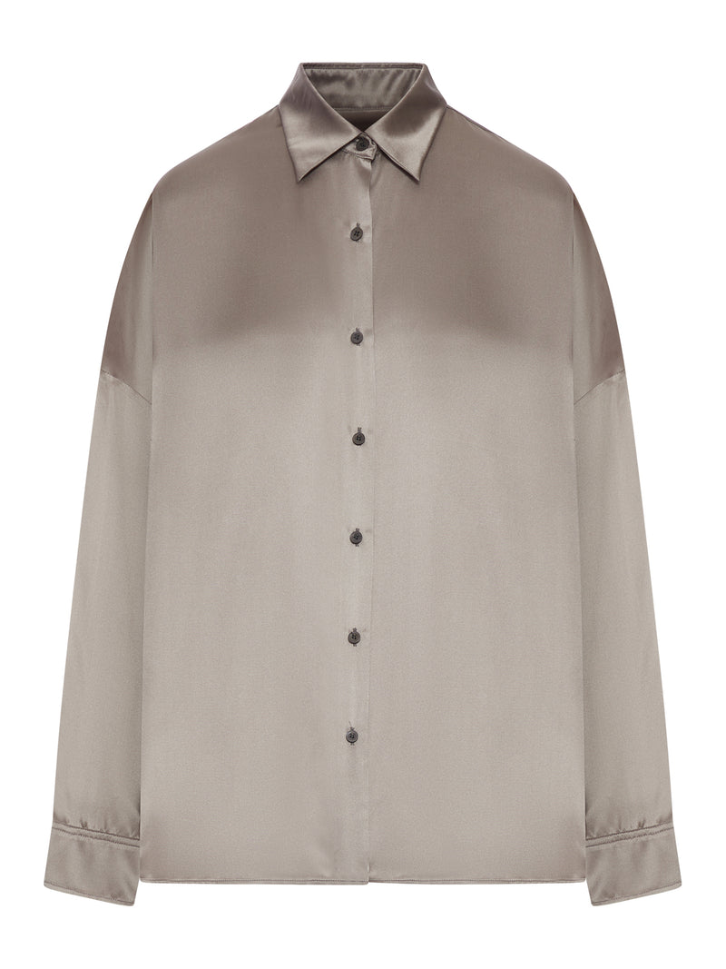 Dries Van Noten Women Satin-Effect Silk Shirt DRIES VAN NOTEN
