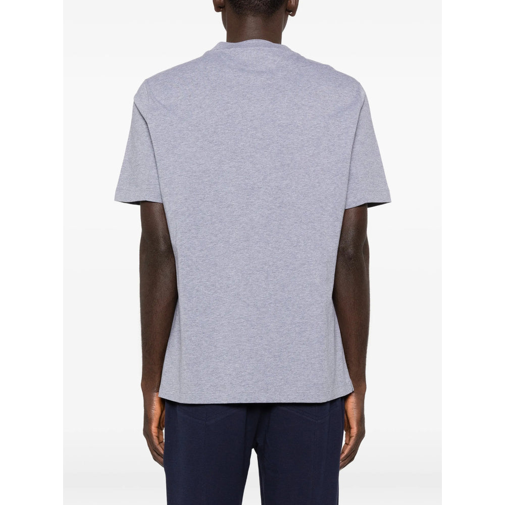 Brunello Cucinelli Grey T-Shirts & Vests - T-Shirts Men BRUNELLO CUCINELLI
