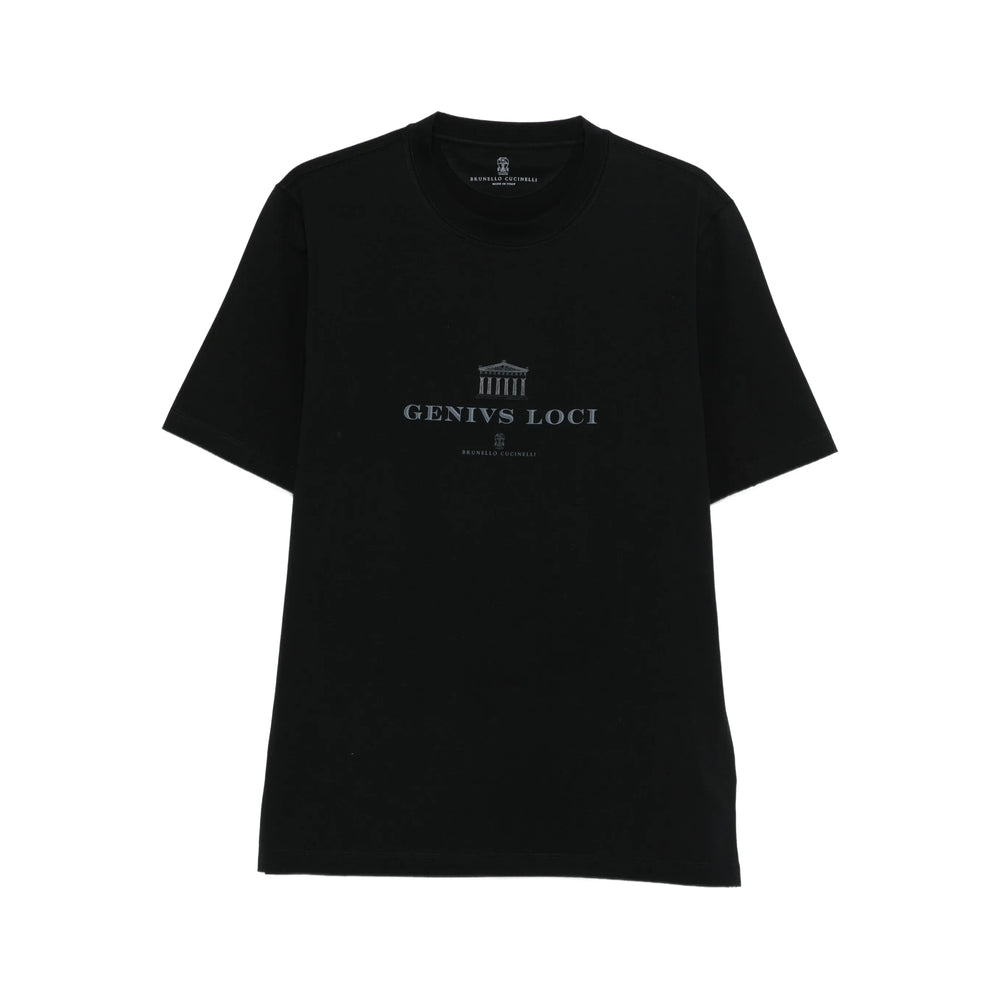 Brunello Cucinelli Black T-Shirts & Vests - T-Shirts Men BRUNELLO CUCINELLI