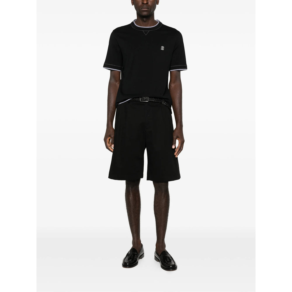 Brunello Cucinelli Black T-Shirts & Vests - T-Shirts Men