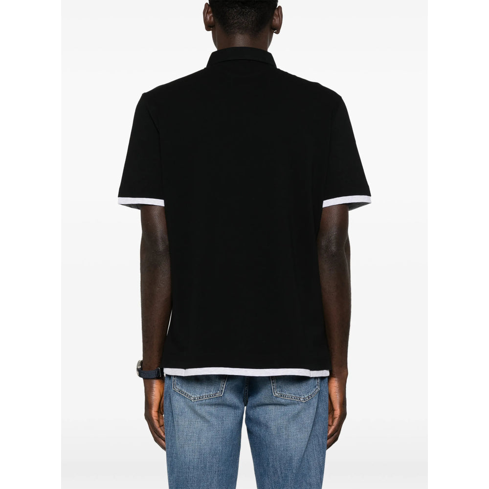 Brunello Cucinelli Black Polo Shirts Men BRUNELLO CUCINELLI