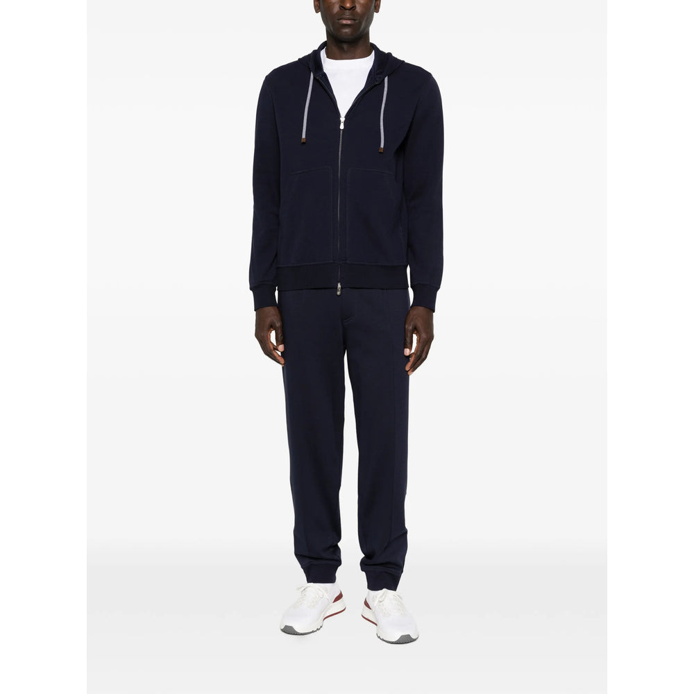 Brunello Cucinelli Blue Trousers - Track Pants Men BRUNELLO CUCINELLI
