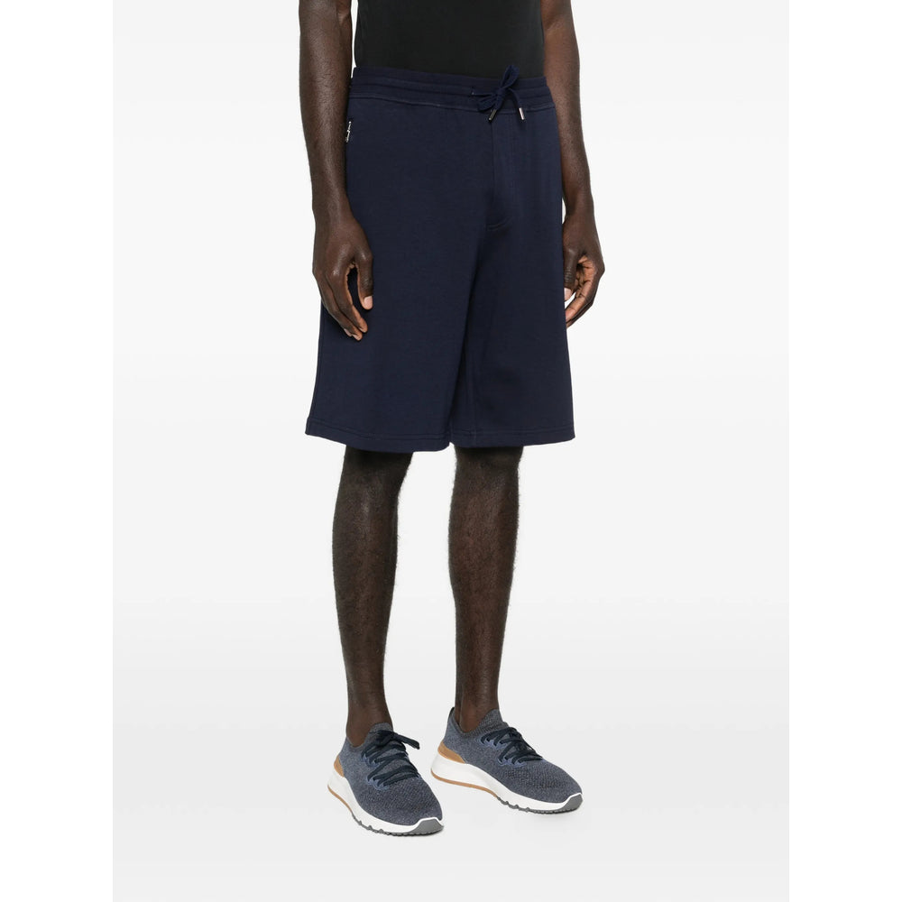 Brunello Cucinelli Blue Shorts - Bermuda Shorts Men BRUNELLO CUCINELLI