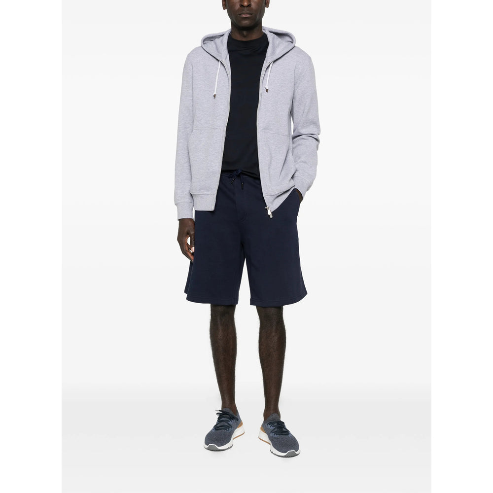 Brunello Cucinelli Blue Shorts - Bermuda Shorts Men BRUNELLO CUCINELLI