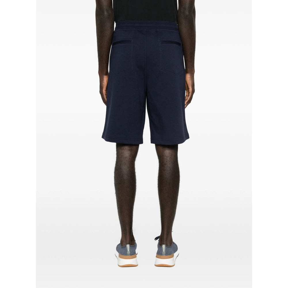 Brunello Cucinelli Blue Shorts - Bermuda Shorts Men BRUNELLO CUCINELLI