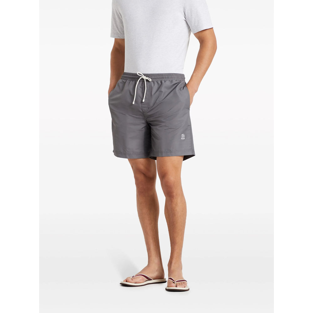 Brunello Cucinelli Grey Surf & Swimwear Men BRUNELLO CUCINELLI