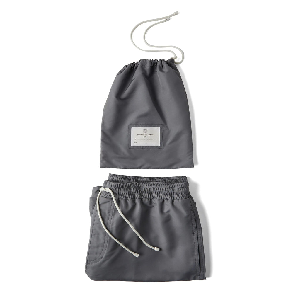 Brunello Cucinelli Grey Surf & Swimwear Men BRUNELLO CUCINELLI