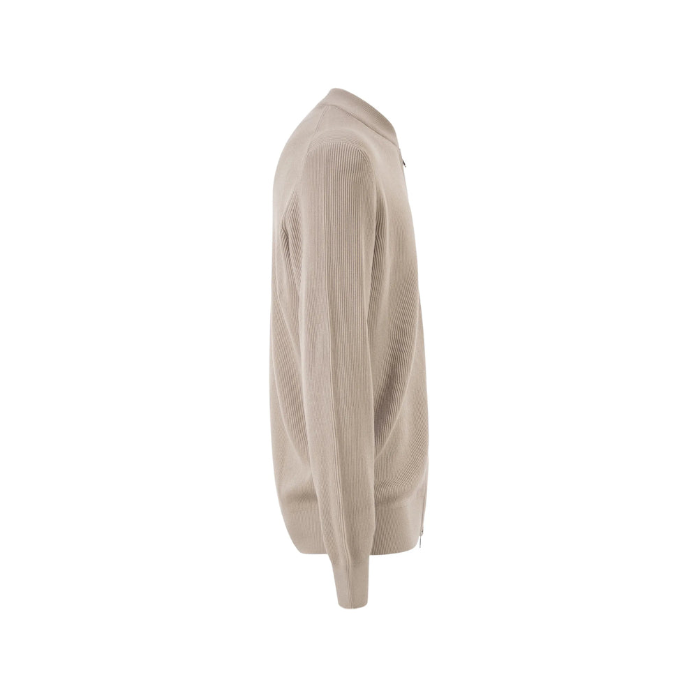 Brunello Cucinelli Neutrals Sweaters & Knitwear - Cardigans Men BRUNELLO CUCINELLI