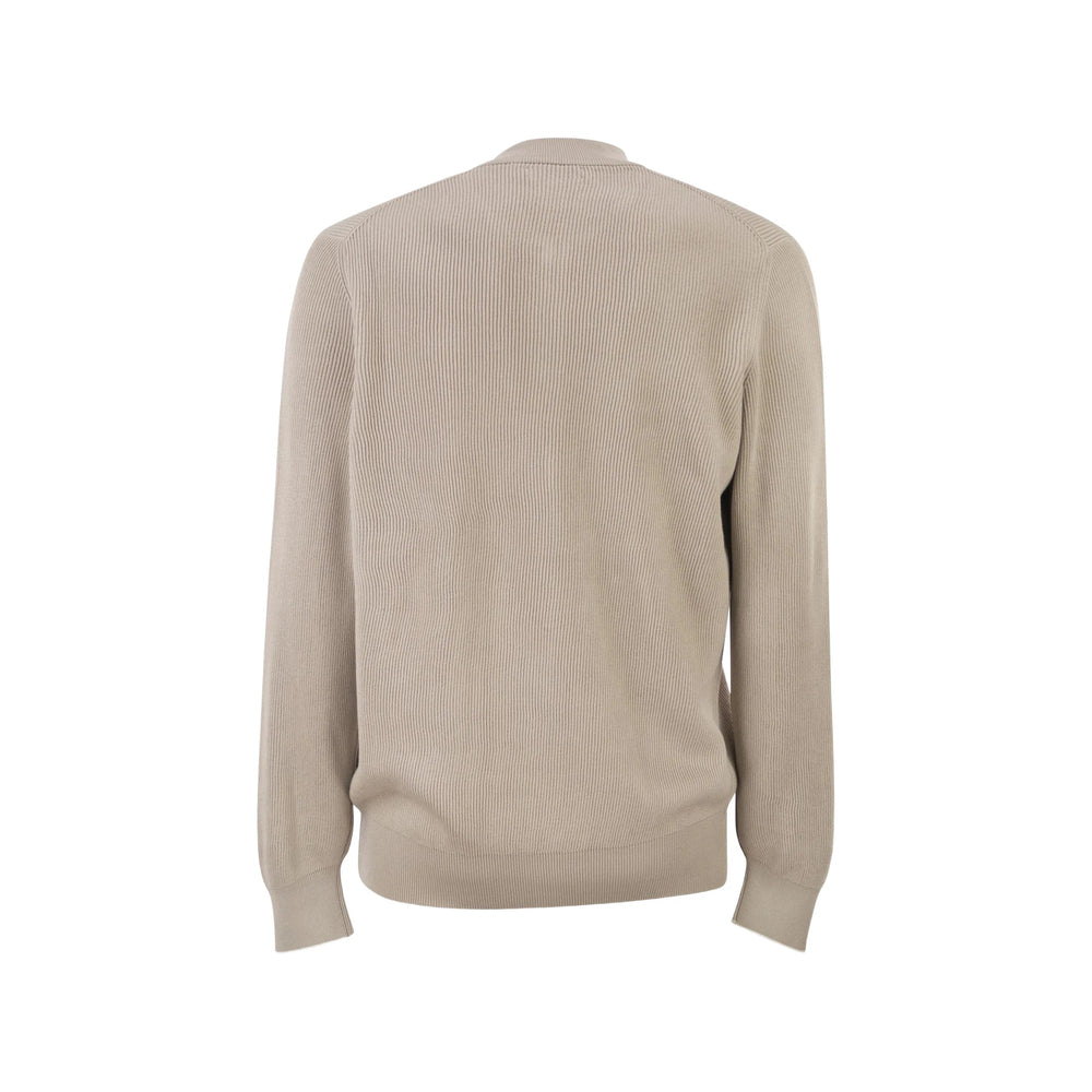 Brunello Cucinelli Neutrals Sweaters & Knitwear - Cardigans Men BRUNELLO CUCINELLI