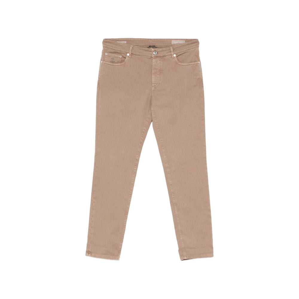 Brunello Cucinelli Neutrals Denim - Regular & Straight-Leg Jeans Men BRUNELLO CUCINELLI