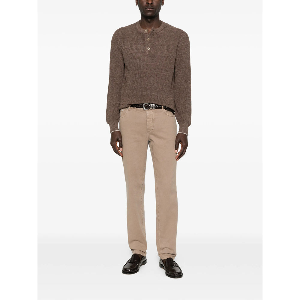 Brunello Cucinelli Neutrals Denim - Regular & Straight-Leg Jeans Men BRUNELLO CUCINELLI